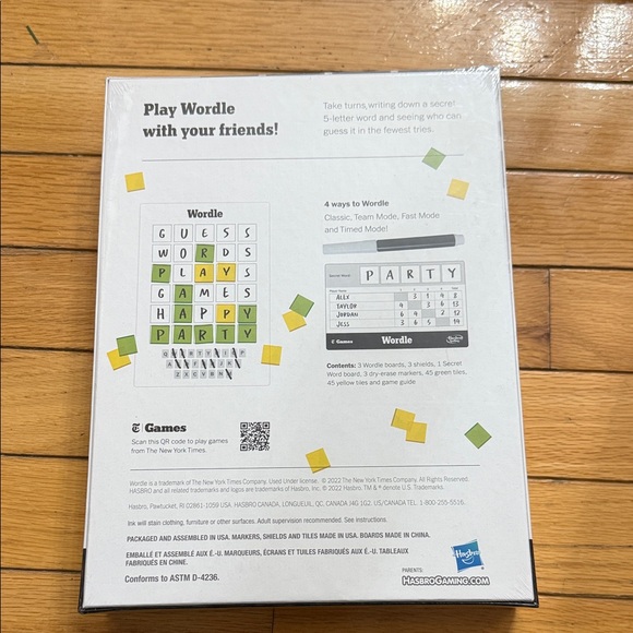 Hasbro Wordle The Party Game - Green and Gray Brand New - Picture 2 of 3